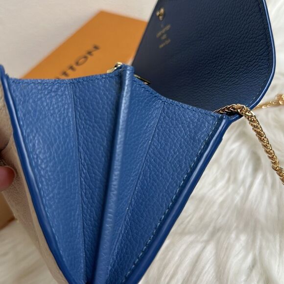 💯Authentic Louis Vuitton Ivory Empreinte Sarah Long Wallet-DIY WOC 🍀 - Picture 5 of 16